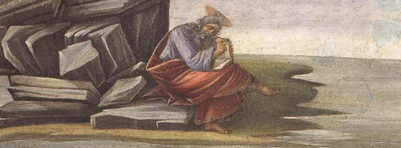 Sandro Botticelli St John the Evangelist at Patmos Sweden oil painting art